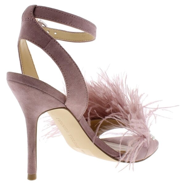 ostrich feather heels