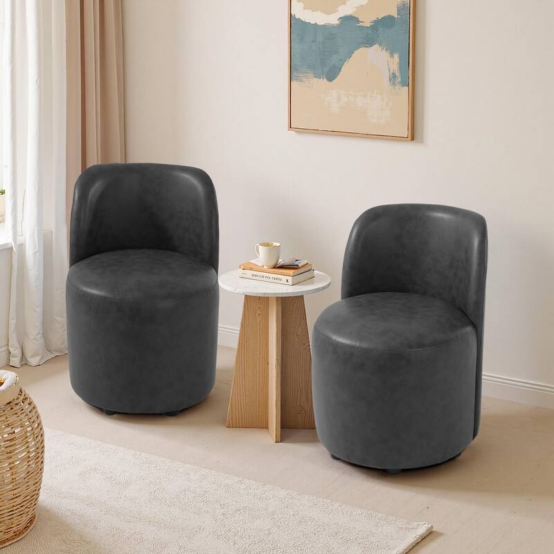 Lumibee 21" W Upholstered Side Dining Chair Set of 2