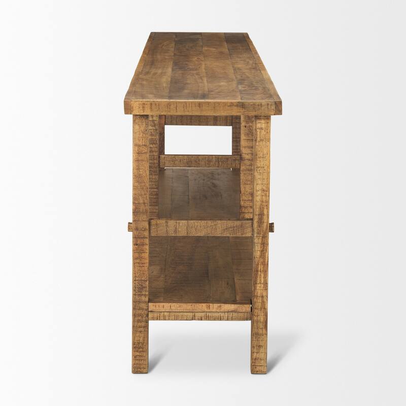 Rosie Large Blonde Wood Console Table