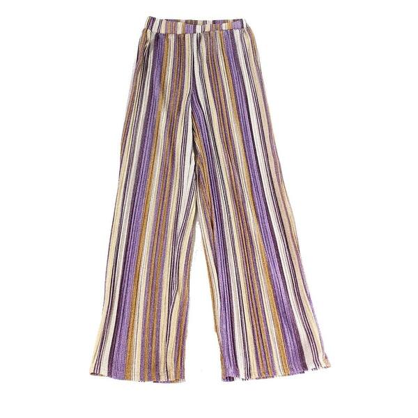 Shop Know One Cares Women S Gold Purple Size Small S Striped Dress