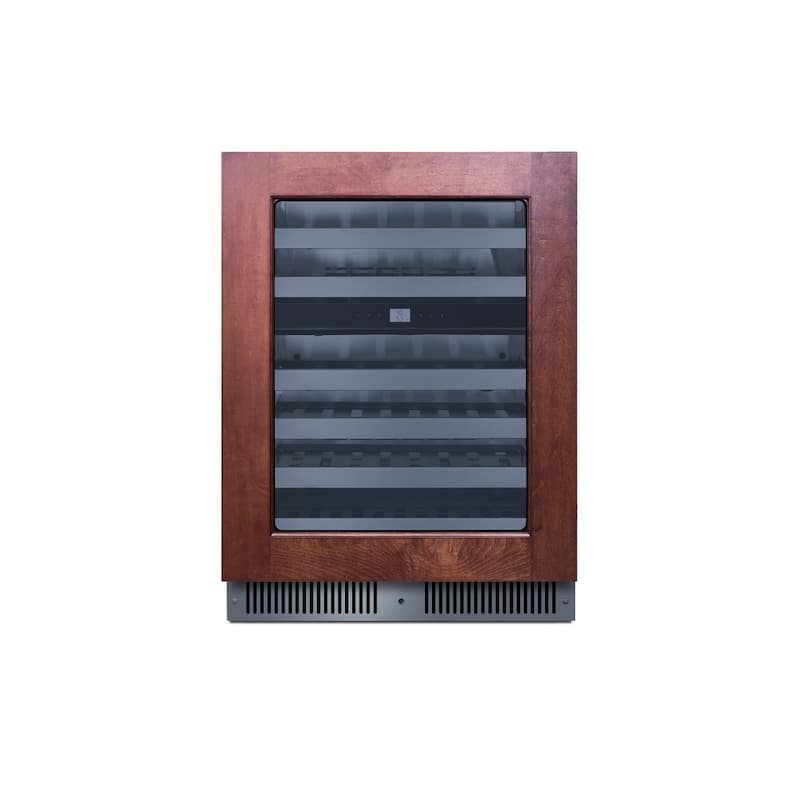 Summit CL244WC2PNR 24" Wide 48 Bottle Capacity Panel Ready Built-In - Panel Ready - Panel Ready