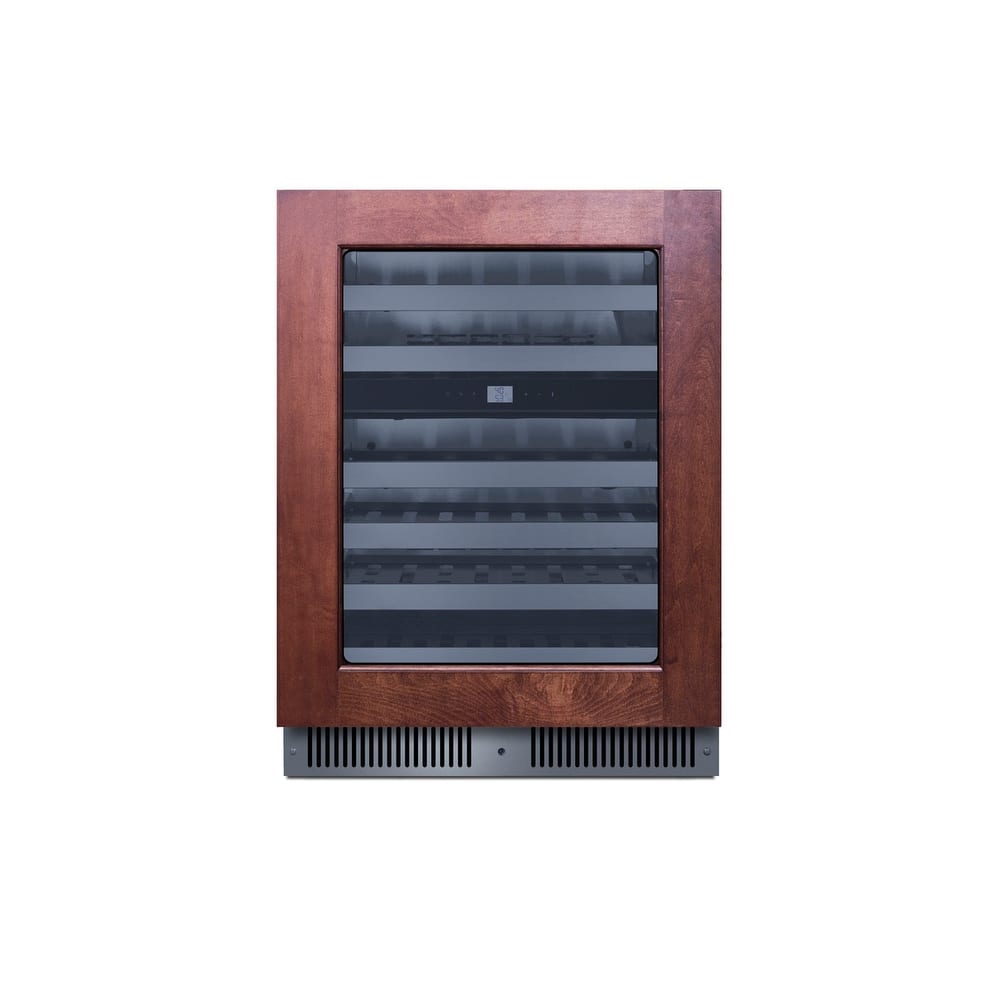 Summit CL244WC2PNR 24" Wide 48 Bottle Capacity Panel Ready Built-In - Panel Ready