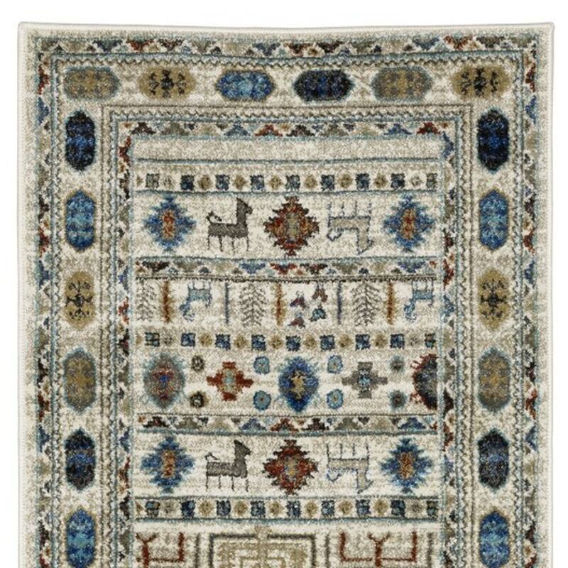 HomeRoots Tribal Bohemian Runner Area Rug