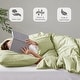 preview thumbnail 36 of 159, Chelsea Square Evans Pinch Pleated Soft Washed Boho Duvet Cover Set