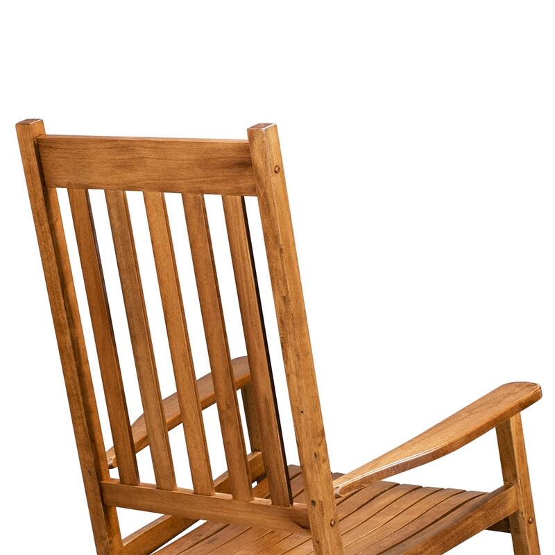 Outdoor Simple Style Wooden Rocking Chair