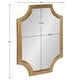 preview thumbnail 107 of 134, Kate and Laurel Hogan Scalloped Wood Framed Mirror