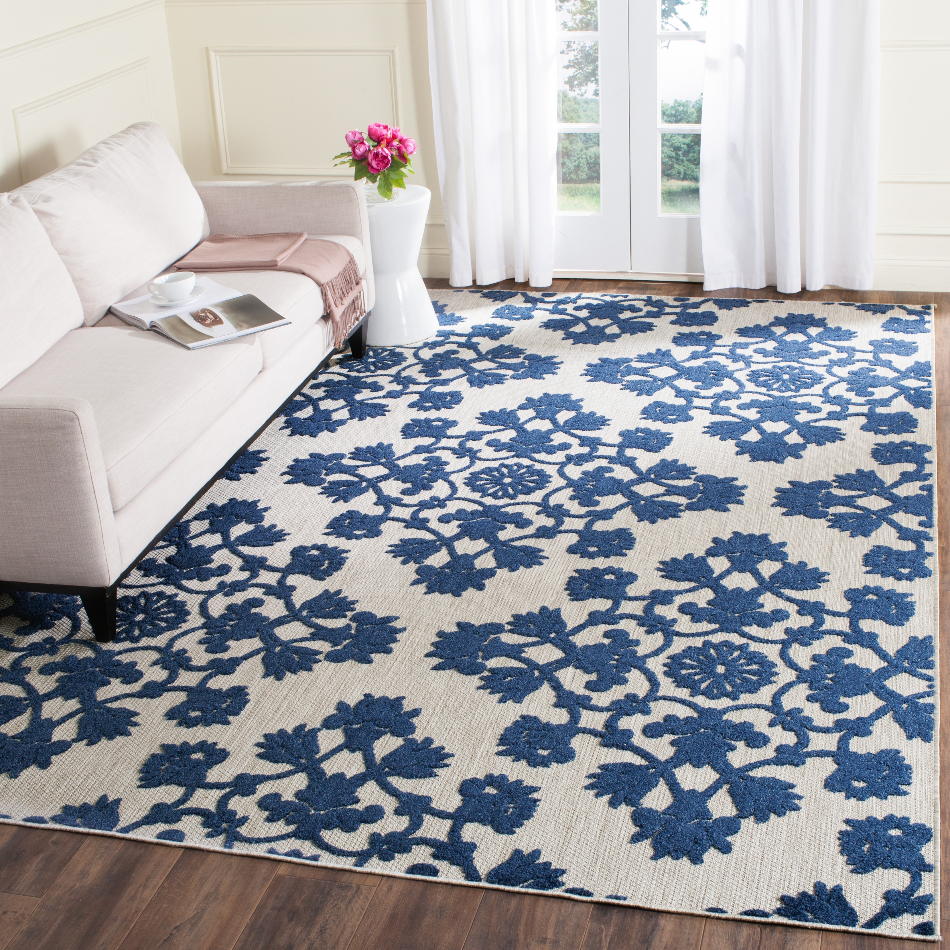 SAFAVIEH Cottage Rafaela Indoor/ Outdoor Patio Backyard Rug