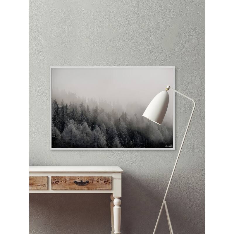 I Belong in the Forest Floater Framed Print on Canvas