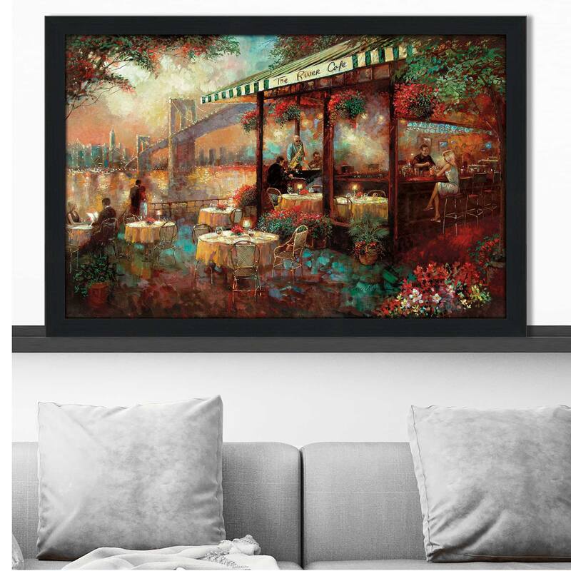 "The River Cafe" by Ruane Manning Print on Acrylic