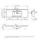 preview thumbnail 31 of 41, Dowell 18" FTB Ceramic Single Bathroom Vanity Basin
