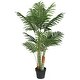preview thumbnail 9 of 9, vidaXL Artificial Palm Tree with 3 Trunks Green 33.5"/47.2"/70.9" PP 47.2"