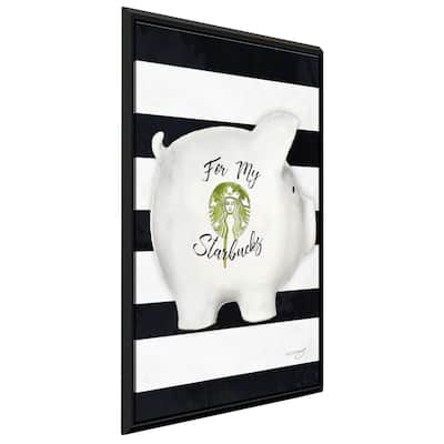 "For My Coffee" by Jodi Print on Floating Canvas