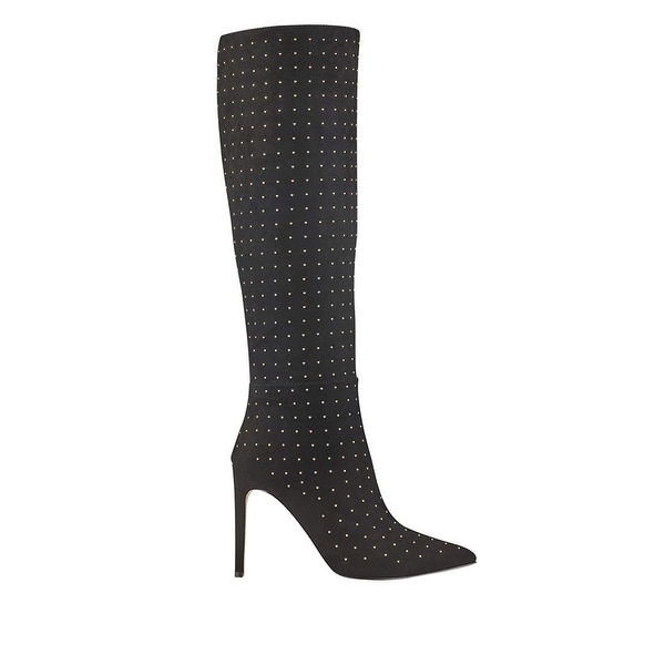 GUESS Lilla Studded Boots - Overstock 