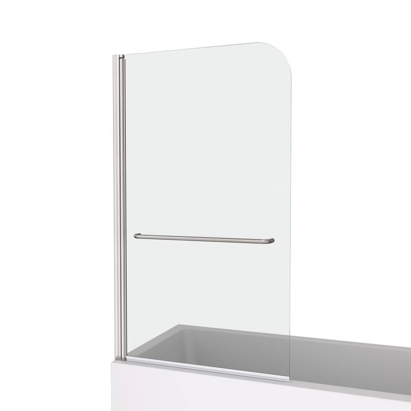 34 "W x 58 'H Tub Door with 1/4' Tempered Glass