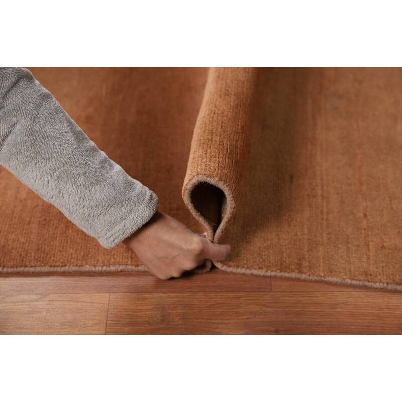 Modern Gabbeh Oriental Foyer Rug Contemporary Handmade Wool Carpet - 3'3"x 4'9"