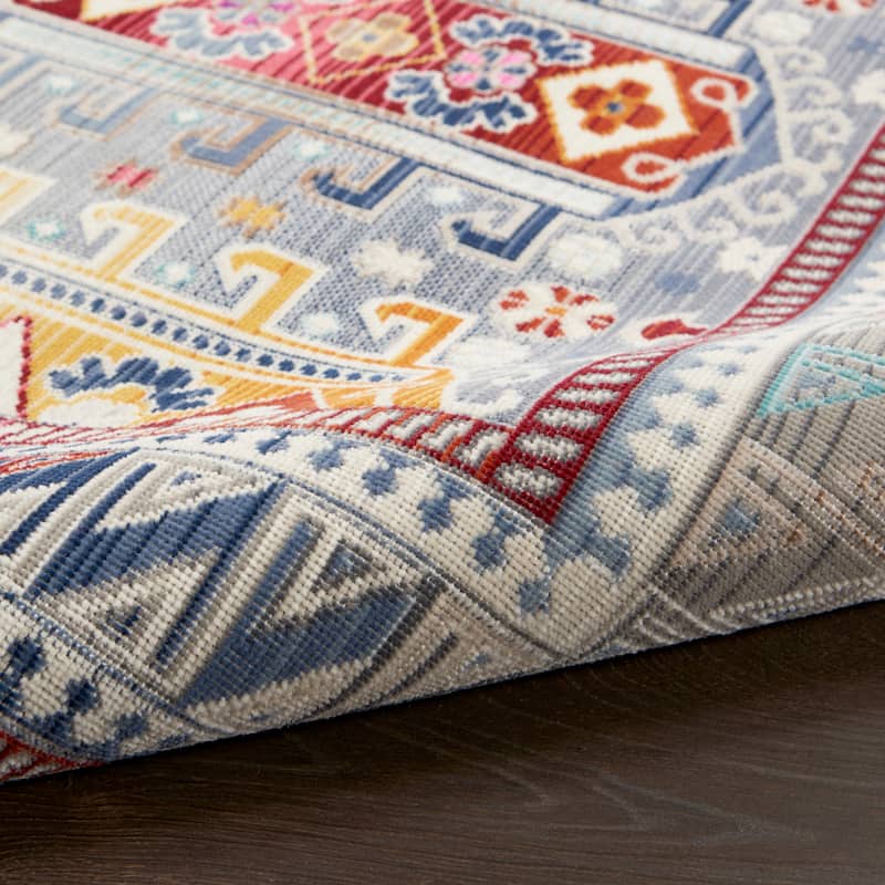 Nourison Vintage Kashan Bordered Traditional Area Rug