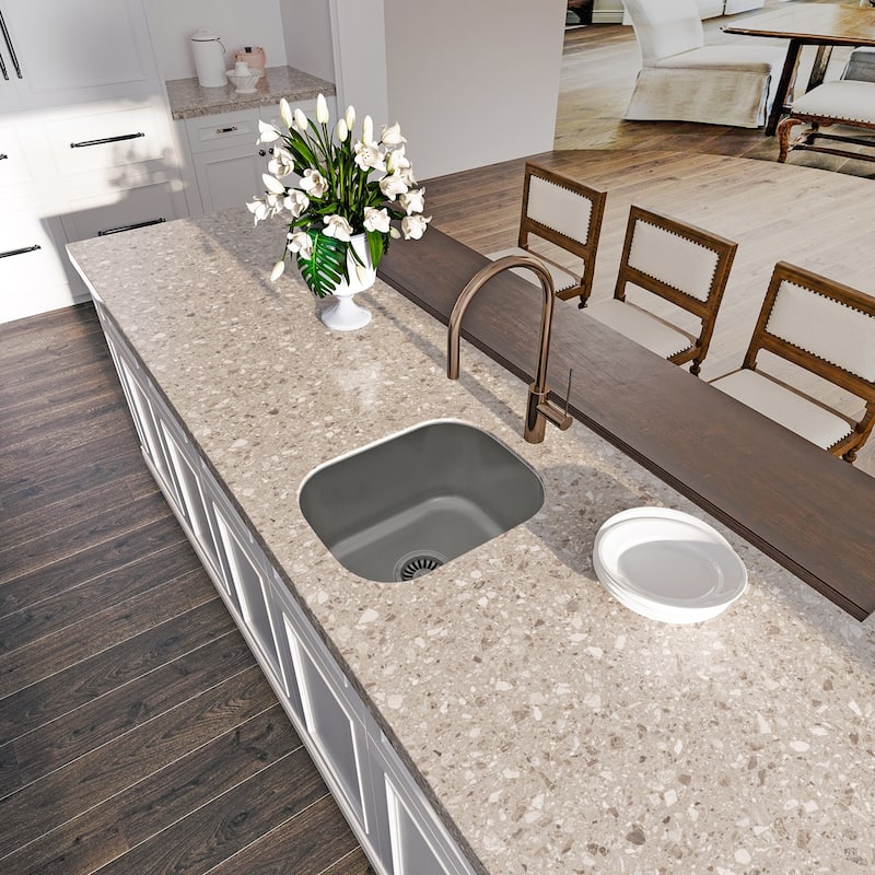 Sinber Undermount Single Bowl 304 Stainless Steel Kitchen Sink