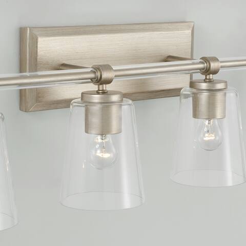 Breigh 4-light Brushed Champagne Bath/ Vanity Fixture
