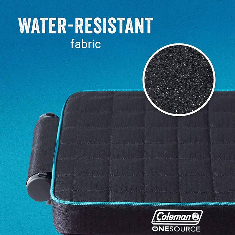 Coleman OneSource Outdoor Heated Camping Chair Pad with Rechargable Battery - (L x W x H): 18.12 x 15.75 x 2.75 inches