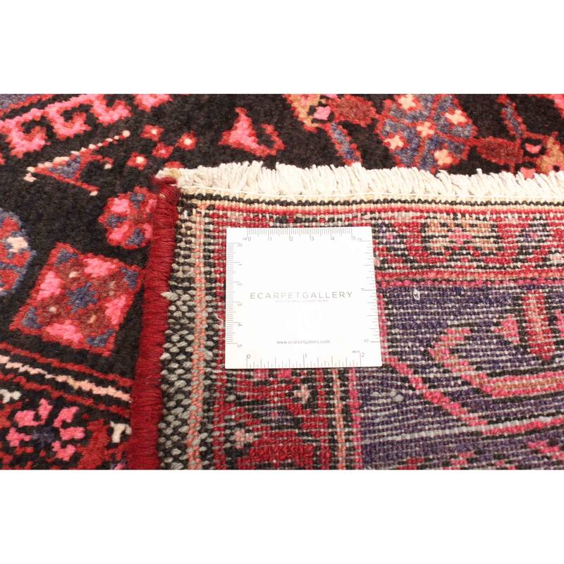 ECARPETGALLERY Hand-knotted Andelz Dark Red Wool Rug - 4'9 x 7'0