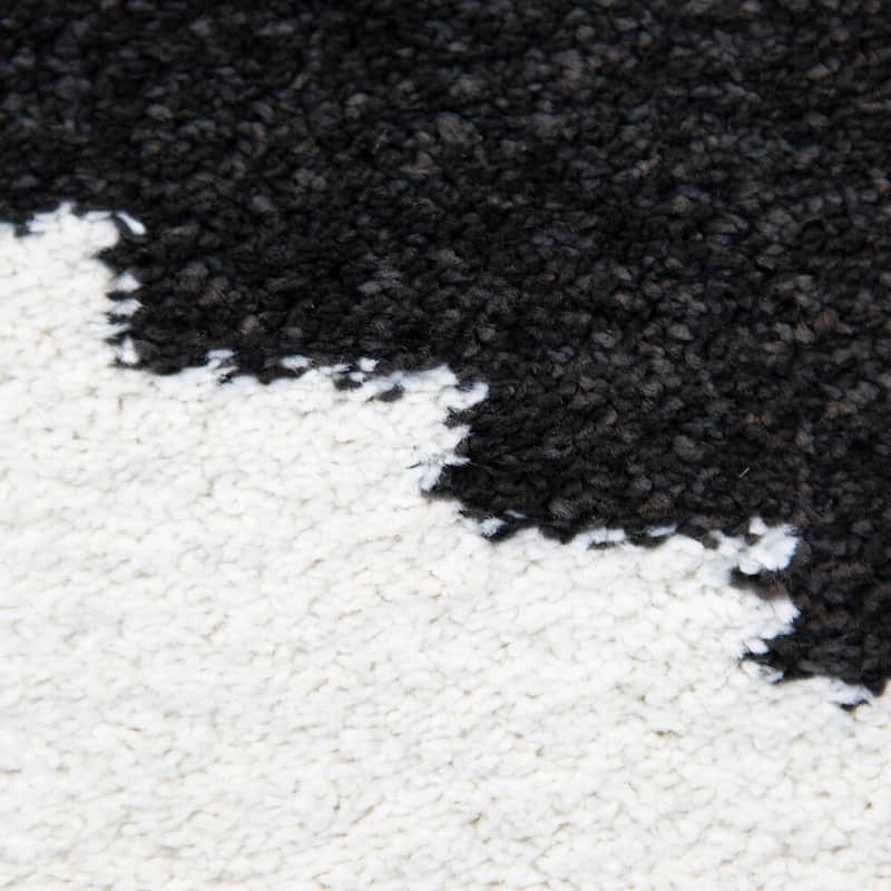 Nisha Geometric Modern Stripe Area Rug