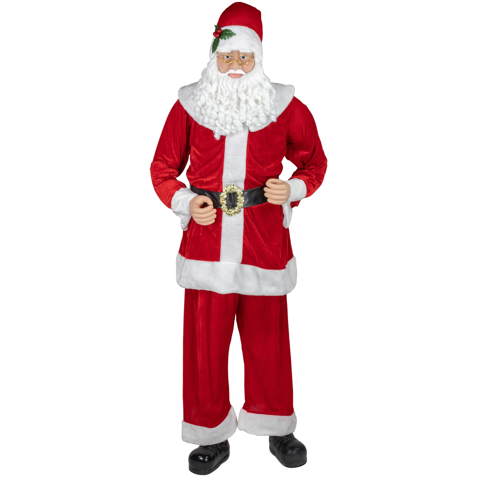Large stuffed sitting santa claus 2025