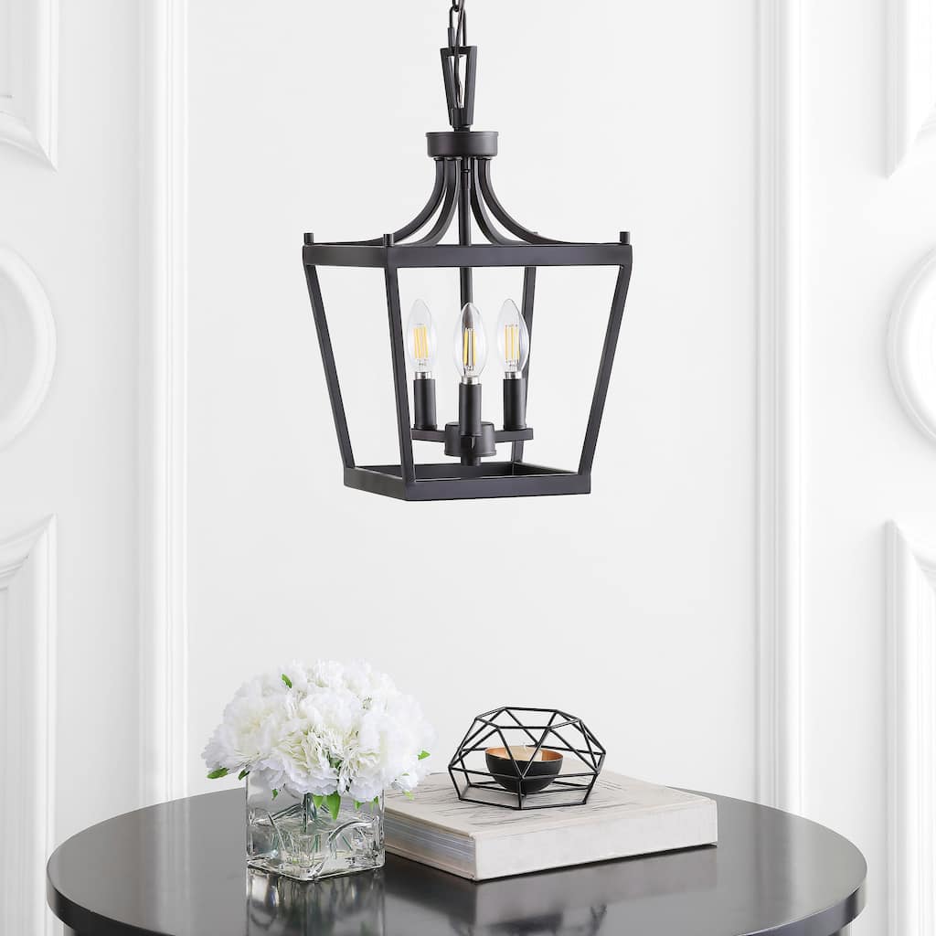 SAFAVIEH Lighting Soka 3-light Pendant - 10"x10"x21-93" - 10Wx10Dx93H