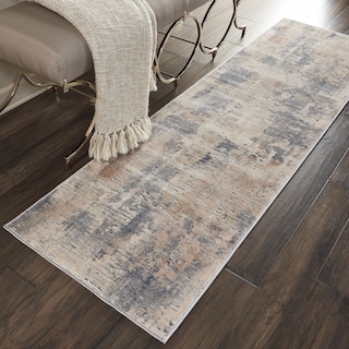 Rustic Textures Modern Transitional Abstract Area Rug