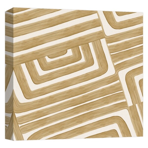 PTM Images 9-124616 PTM Canvas Collection 12" x 12" - "Watercolor Trace IV" Giclee Abstract Art Print on Canvas