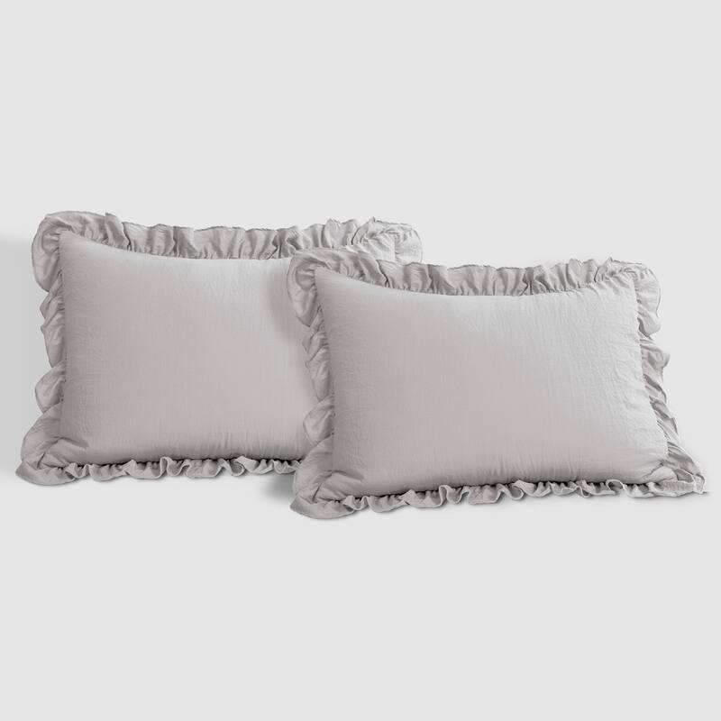 Lush Decor Reyna Ruffled Shabby-chic Comforter Set