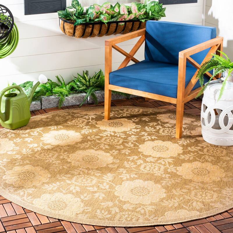 SAFAVIEH Courtyard Elissa Indoor/ Outdoor Waterproof Patio Backyard Rug