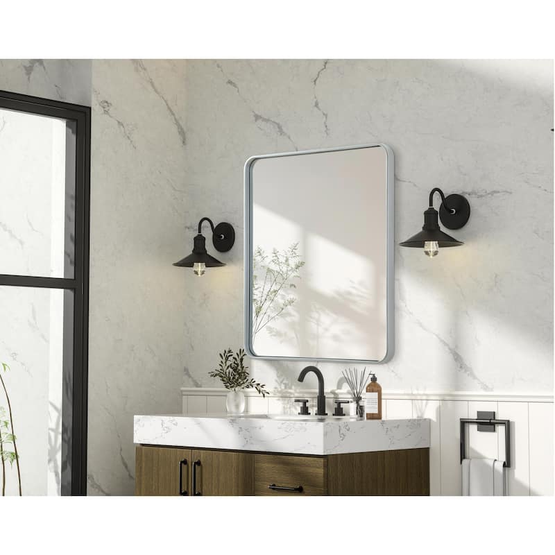 Elegant Lighting MR8A3036 Remy 30"W x 36"H Rectangular Flat Medium
