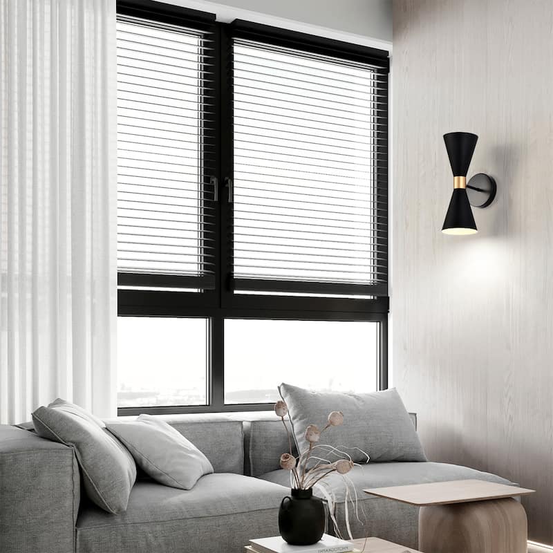 Smithy 7 Inch Matte Black Adjustable Arm Wall Sconces (Color Optional) - N/A