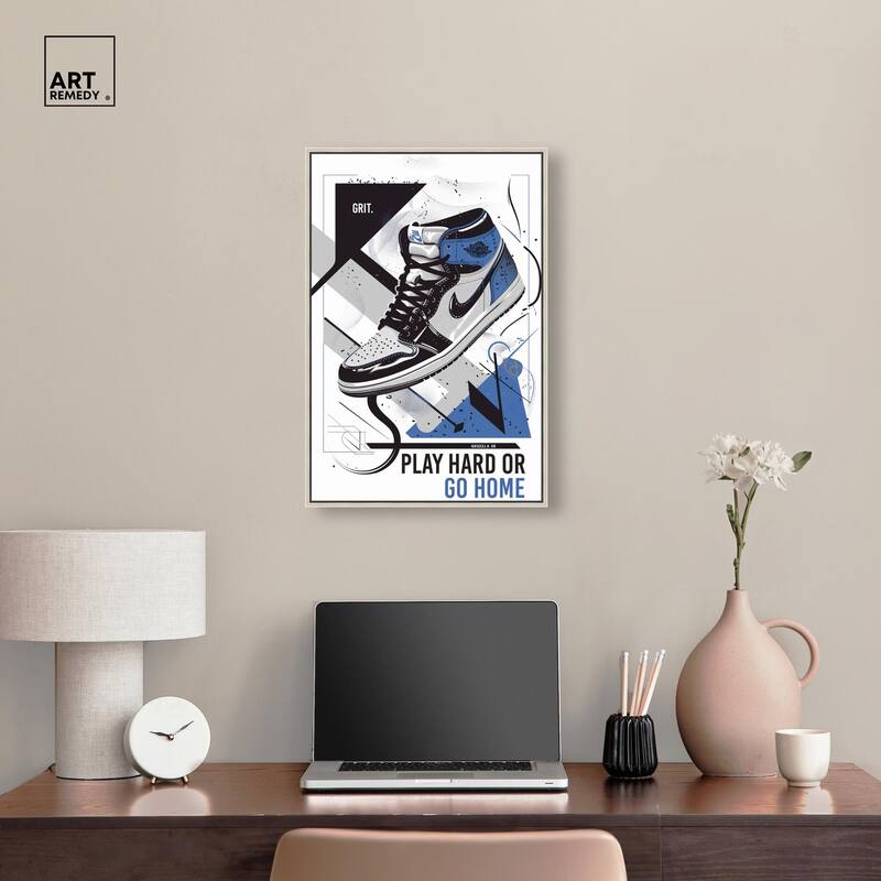 Play Hard Go Home Canvas by Art Remedy