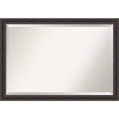 Bathroom Mirror Extra Large, Narrow Rustic Pine 39 x 27-inch - 27.38 x 39.38 x 0.751 inches deep