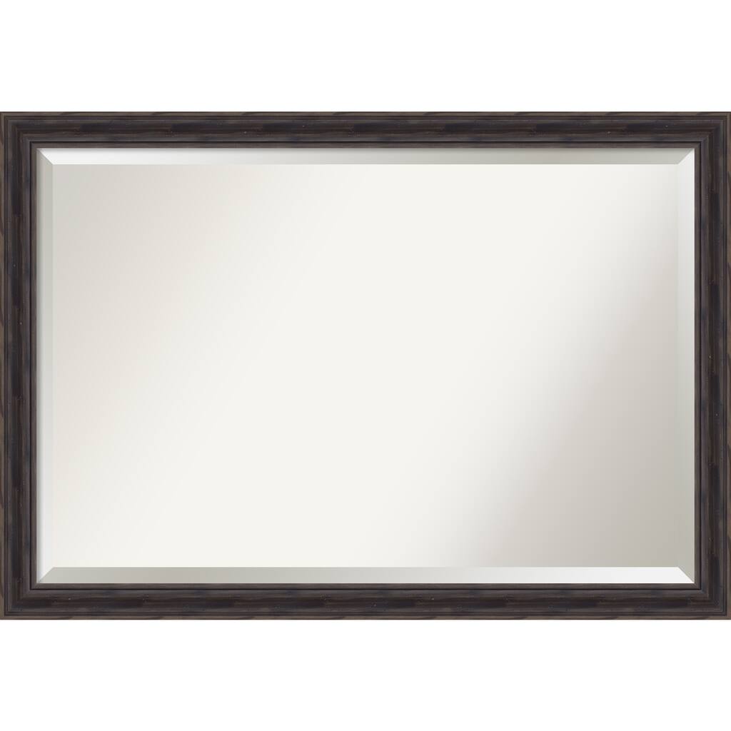 Bathroom Mirror Extra Large, Narrow Rustic Pine 39 x 27-inch - 27.38 x 39.38 x 0.751 inches deep