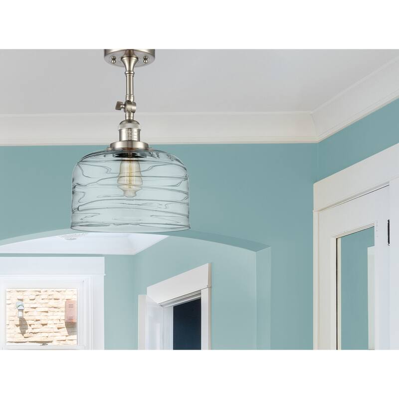 Innovations Lighting Franklin Restoration Bell 1 Light 12" Semi-Flush Mount