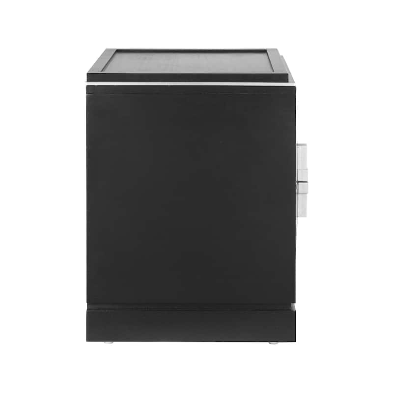 Christopher Knight Home - Ravenwood MDF Nightstand with Diamond-Edge Drawers and Heavy-Duty Base