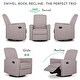 preview thumbnail 6 of 4, Evolur Raleigh Basic Glider |Recliner| Rocker
