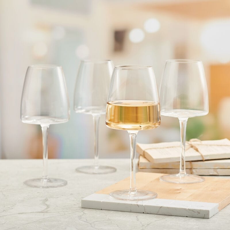 Mikasa white wine glasses outlet