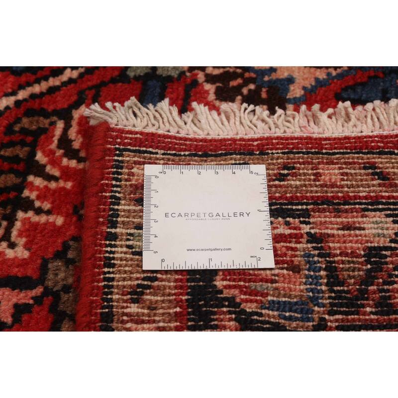ECARPETGALLERY Hand-knotted Andelz Red Wool Rug - 3'7 x 10'2