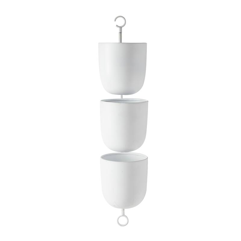 Metal Layered Wall Planter - 12 x 12 x 25