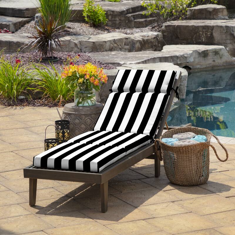 ARDEN Outdoor Chaise Cushion, 22 x 77