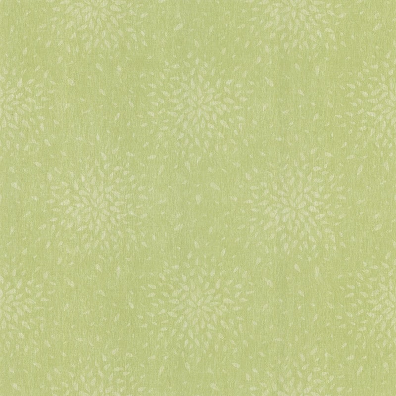 Brewster Summer Green Modern Floral Wallpaper - 20.5in x 396in x 0.025in