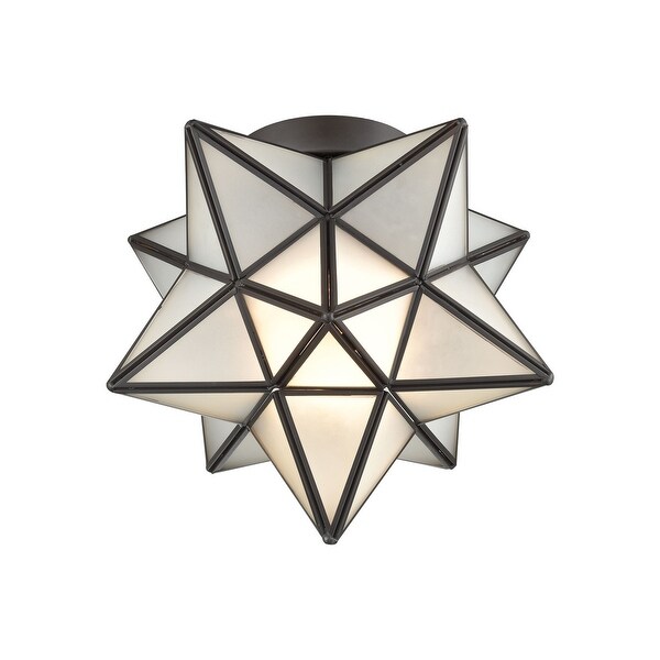 Shop Elk Home 1145 010 Moravian Star Single Light 10 Wide Flush