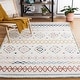 preview thumbnail 18 of 30, SAFAVIEH Marrakesh Gulser Boho Tribal Fringe Rug 9' x 12' - Ivory/Multi - Rectangle