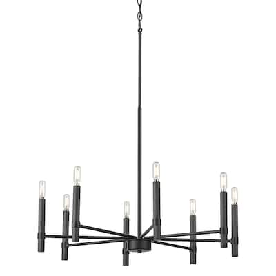 Millennium Lighting 25708 Skyva 8 Light 31" Wide Pillar Candle Style