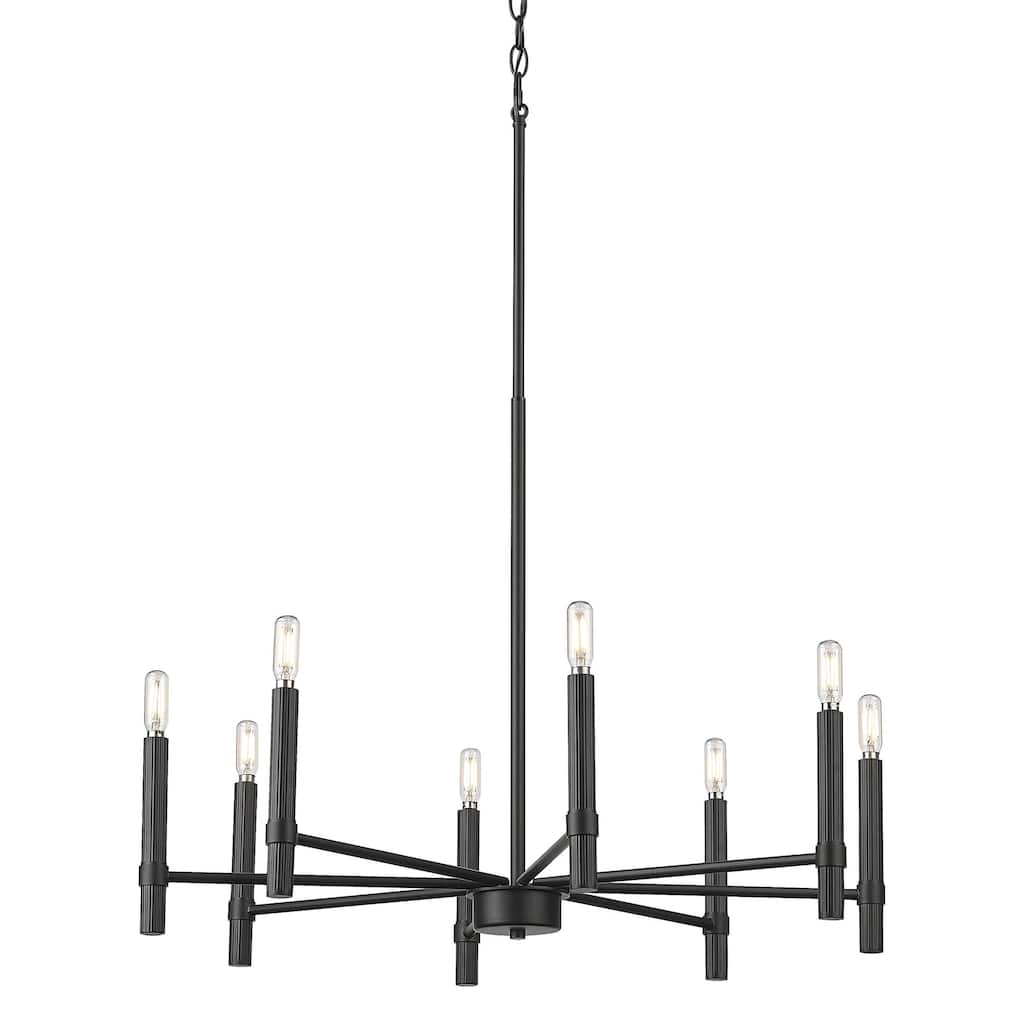 Millennium Lighting 25708 Skyva 8 Light 31" Wide Pillar Candle Style