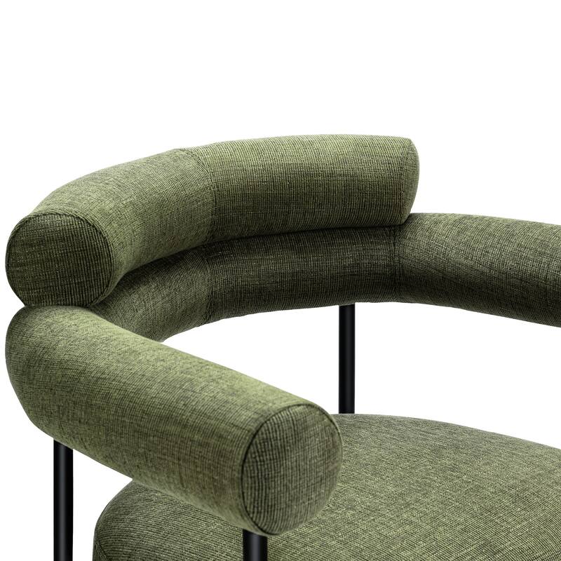 Poly & Bark Bolus Dining Chair - Performance Fabric for Stain and Spill Resistant