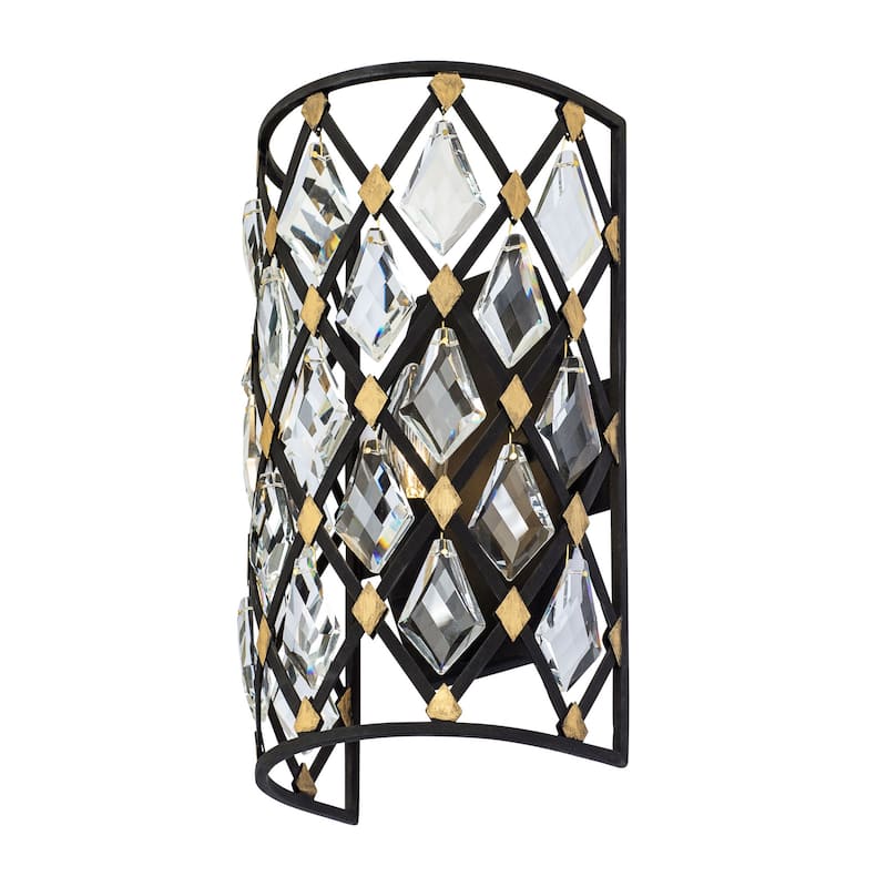 Varaluz Windsor 1-Light Crystal Sconce